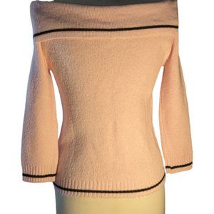 Chesley Soft Fluffy Off Shoulder Sweater  L